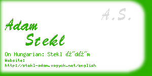 adam stekl business card